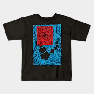 Red faced man Kids T-Shirt